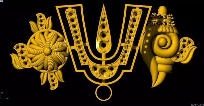 Balaji Pendant 3dm file