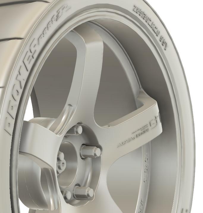 1/24 20x9.5 (MD) Advan Racing GT Premium wheels