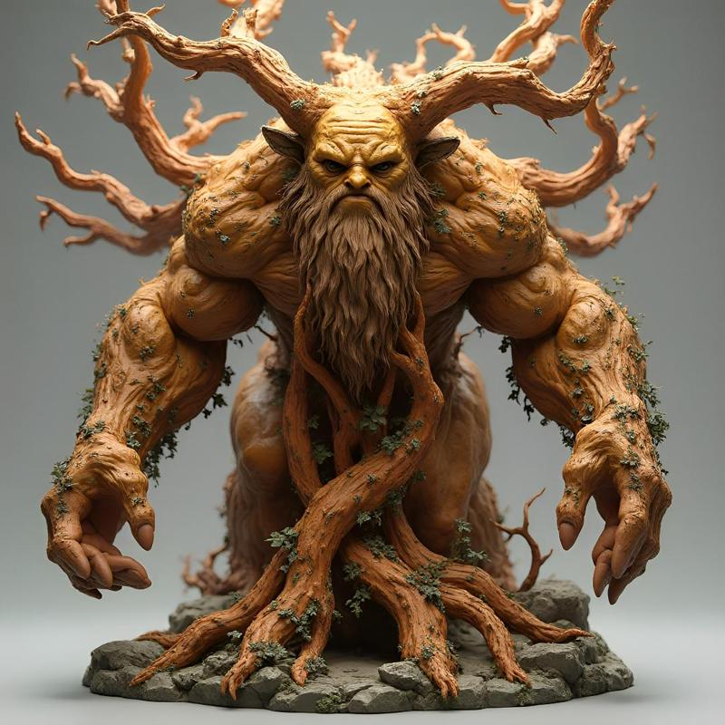 28-32mm Scale Treant Guardian Miniature