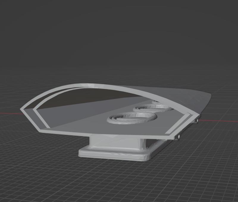 Mad Max Inspired Air Intake Breather 1-25 Scale Model No Skull