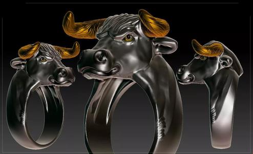 Bull Biker Animal Ring