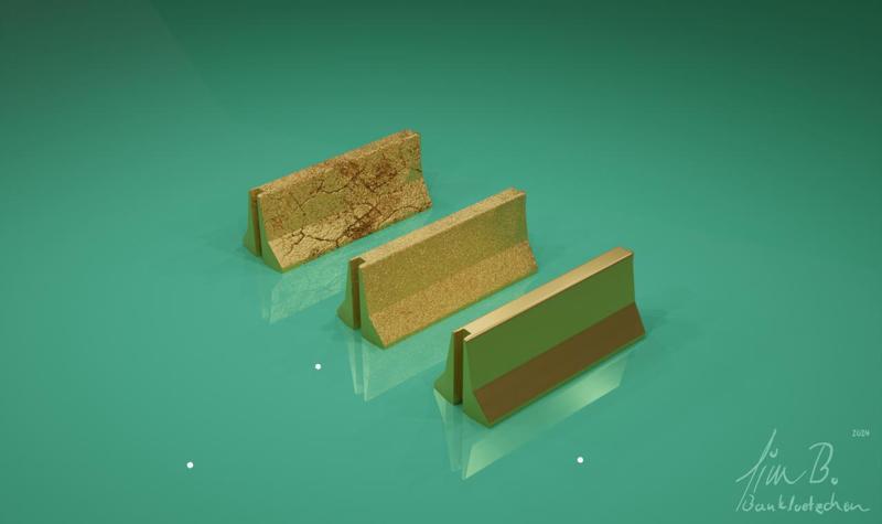 Gaslands concrete guardrail