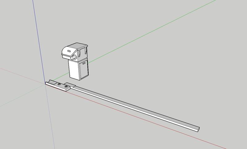 half ALSTOM HO level crossing barrier