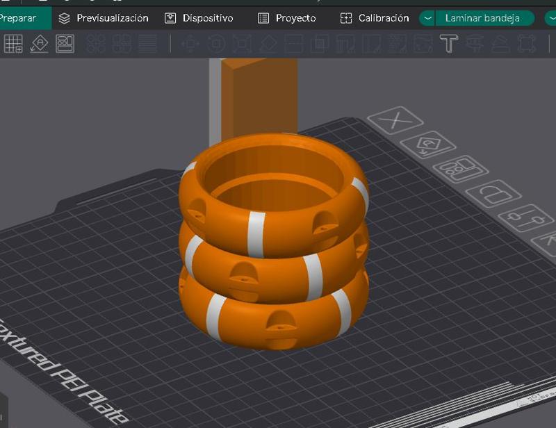 MATTE LIFEBUOY FOR POLYMER STEP FOR COLOR PRINTING OR HAND-PAINTING