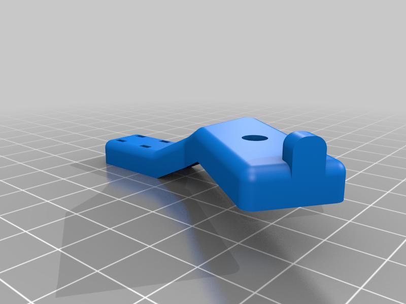 Cable Holder for the Hotbed of the Ortur Obsidian