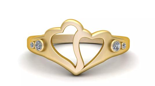 Fiona Diamonds Charvi Lab Diamond Ring 3D Printable Model