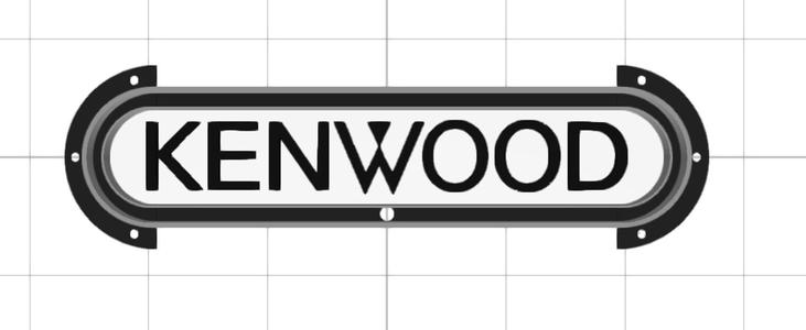 Kenwood Neon Car Audio Logo 3D FDM Tune