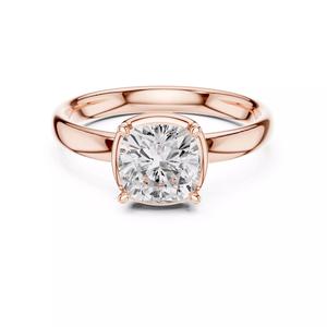 Solitaire Cushion Cut Diamond Engagement Ring 3DM STL Video