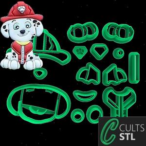 CORTADOR - MARSHALL - PATRULHA CANINA - 8cm