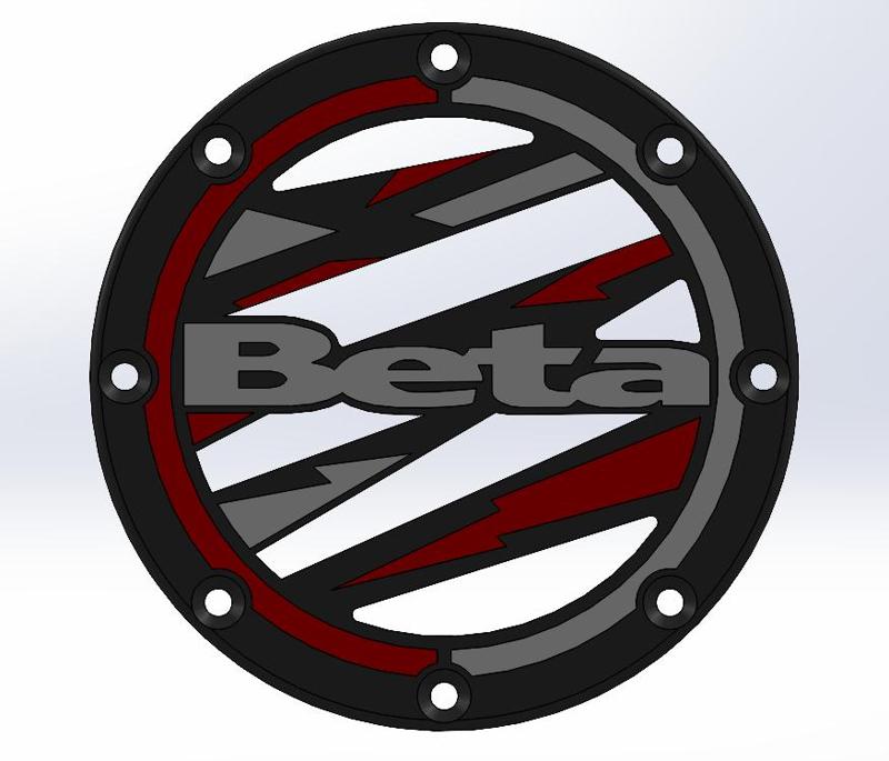 🏍️ Beta am6 custom ignition cover - Aggressive design ⚡