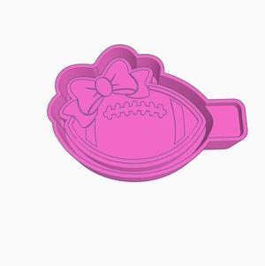 Football Bow Mold Housing STL