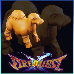 Ragda, Fire Quest II Miniature/Statue - Pre-Supported