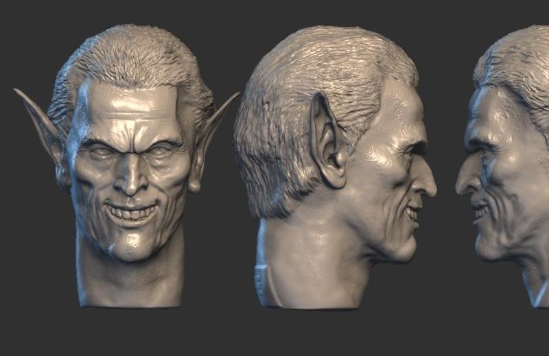 Willem Dafoe Green Goblin 1/6 Head HOT TOYS