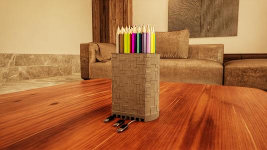 Pencil Holder Cable Managment