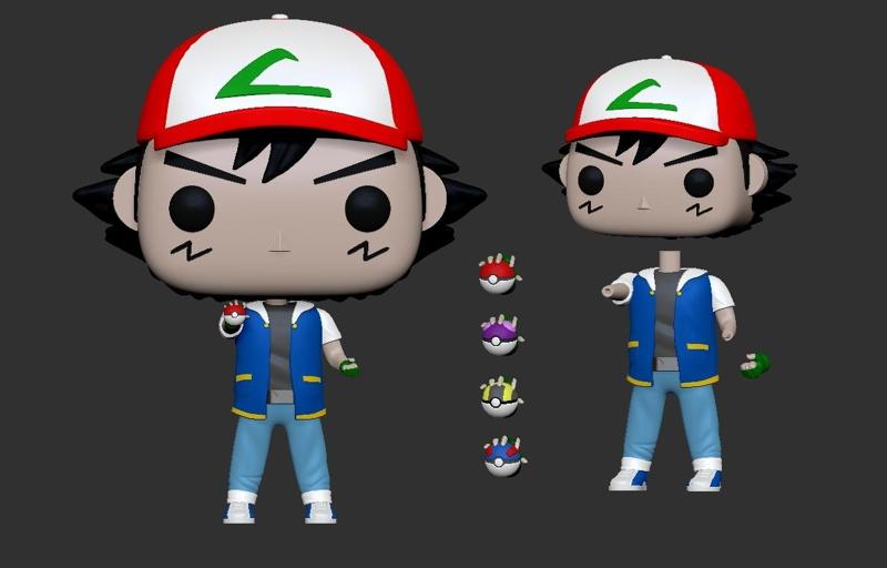 Ash Ketchum - Pokemon / Funko