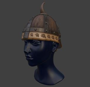 🛡️ Baltic Wooden Bone Helm
