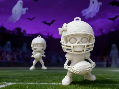 Halloween's Mysterious Football Player