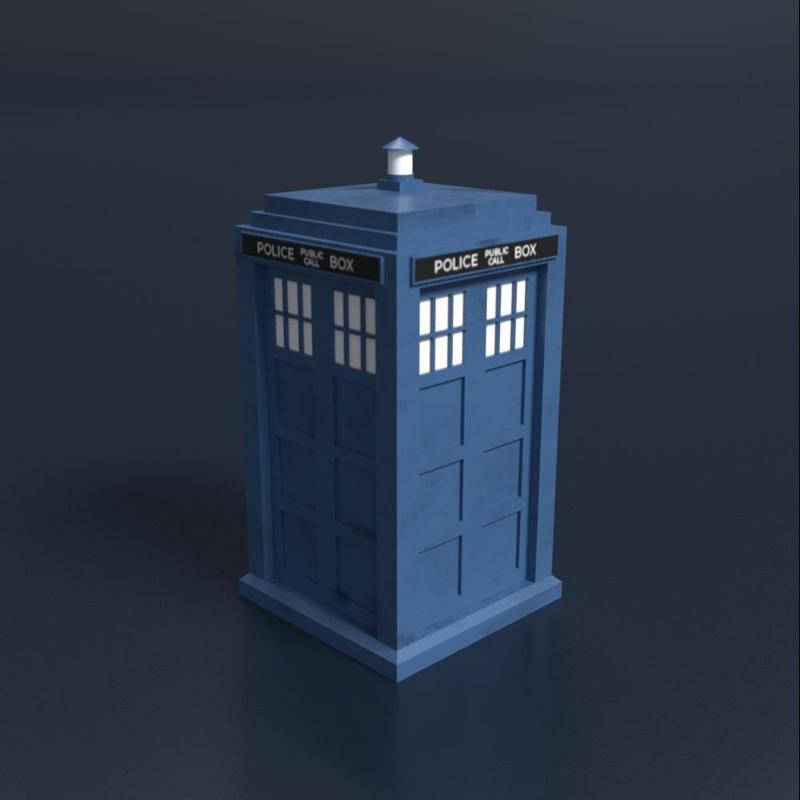 MTG Tardis deck box Commander decks