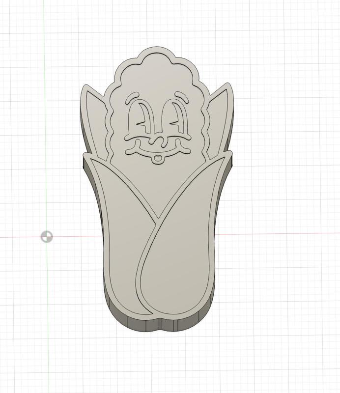 Cutie Corn Freshie STL- Make Your Own Mold