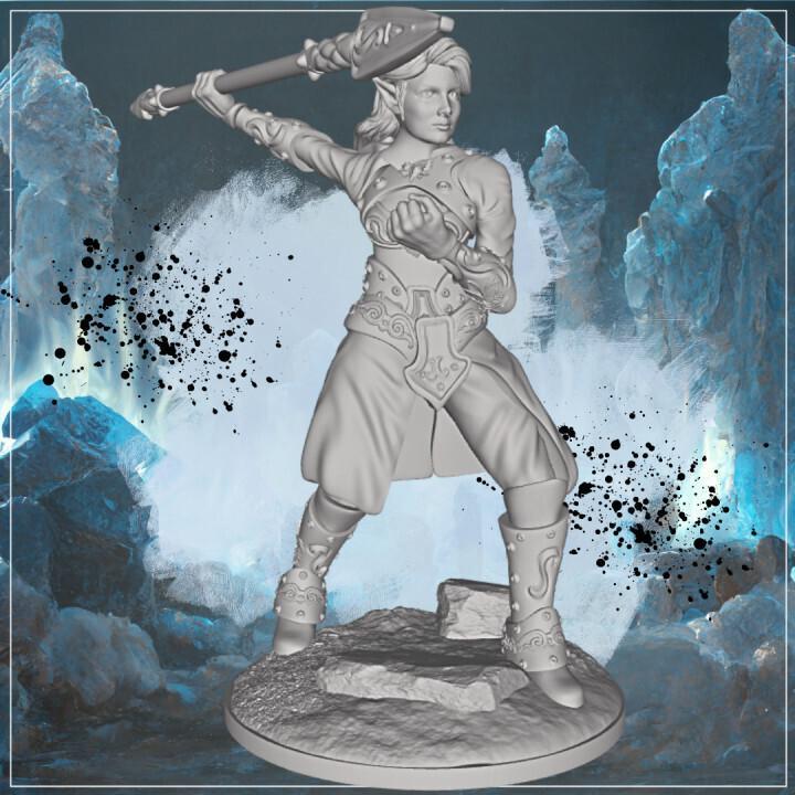 Heavy Armor Female Elf 1