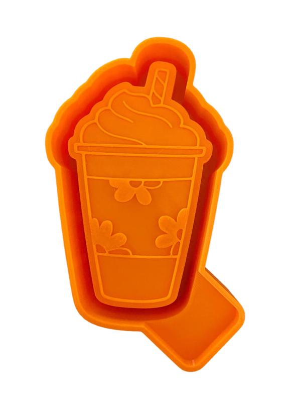 Flower Coffee Cup Mold Housing STL