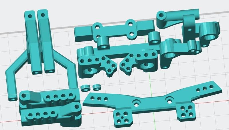 Yokomo YD 2 Front suspension repair conversion kit