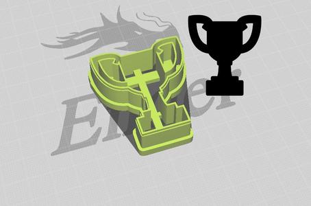 Cortador Troféu - Pasta Americana,  Trophy cut