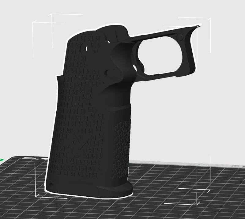 Airsoft staccato grip for marui hicapa 2011 gbb