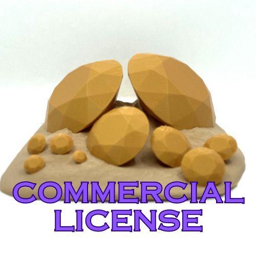 Commercial License, Gem Stone Display Stand for Articulated Dragons