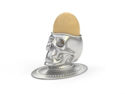 Skull Egg Cup - Add a touch of originality to your meals!