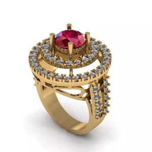 ruby daimond wedding ring