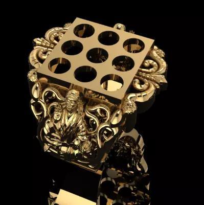 Saibaba Navratna Ring