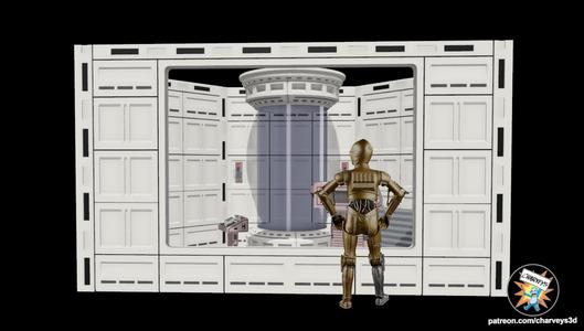 Star Wars Echo Base Medical Center for 3.75" and 6" figures