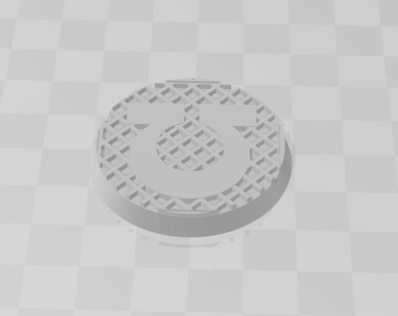 Ultra 40mm Grated Wargame Base
