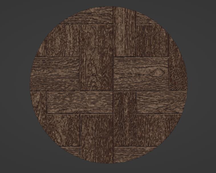 Wooden Flooring Crisscross (25mm Base)