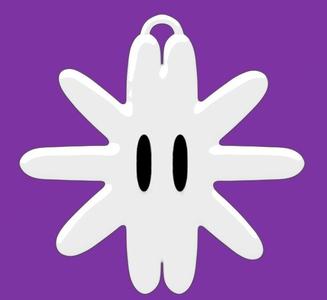 Snowflake Keychain - City: The Animation
