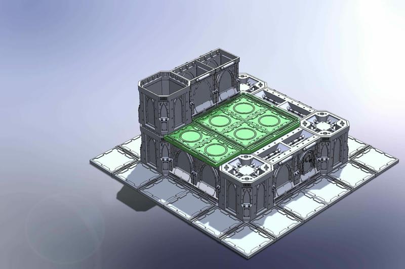 ZONE MORTALIS additional FLOOR for walls and columns