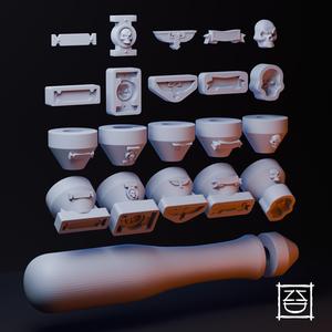 Stamp Imperial space marine symbols