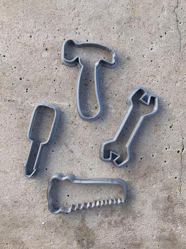 SET X 4 CORTANTES HERRAMIENTAS PAPA PADRE DIA DEL PADRE  DAD