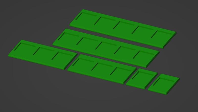 ULTIMATE MOVEMENT TRAY SET CONVERTER FROM 40MM TO 50x75MM