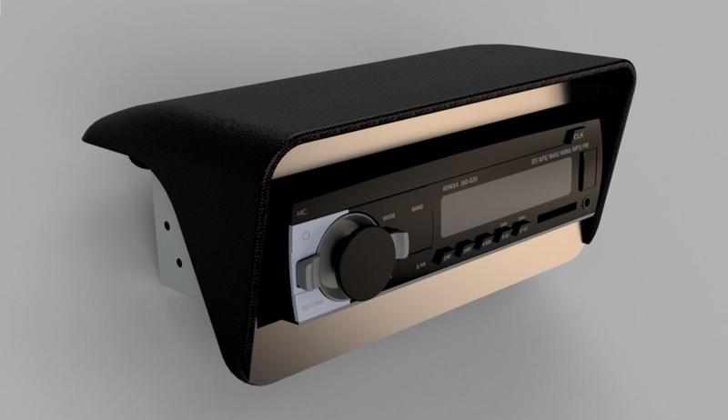 PORSCHE 944, 924 CENTER SPEAKER 1DIN HOUSING