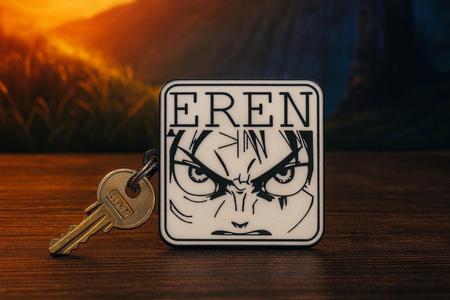 Eren Yeager keychain, Attack on Titan
