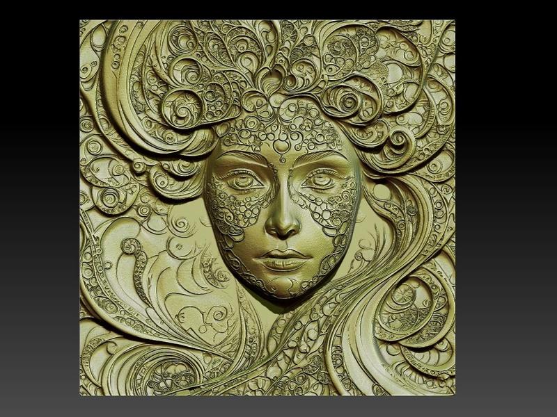 "Ethereal Elegance Relief"