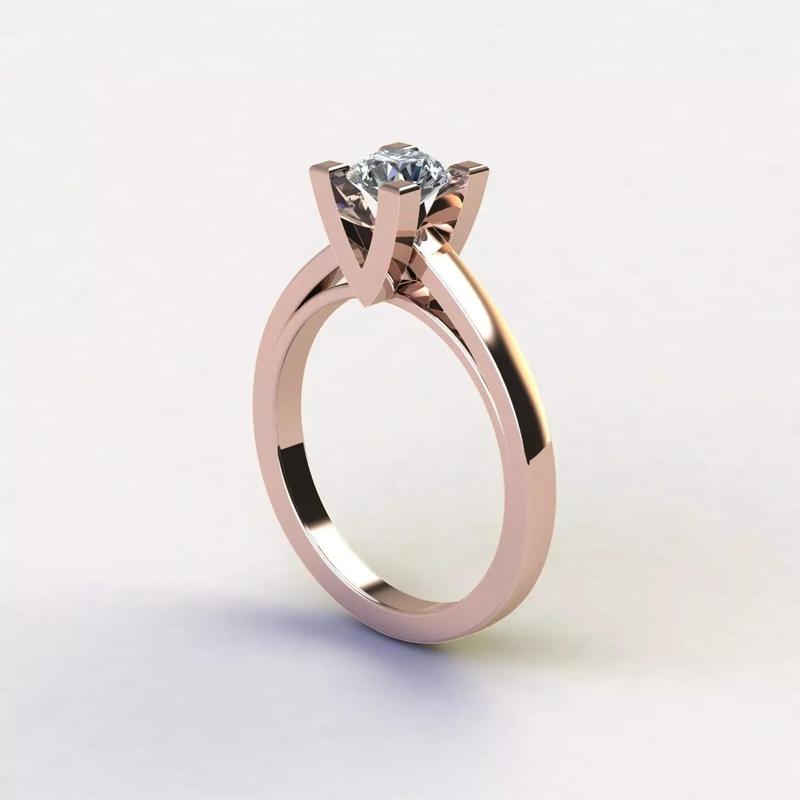 KADIN PIRLANTA YUZUK 14 SIZE 3DM STL OBJ FBX 3D BASKI MODELI