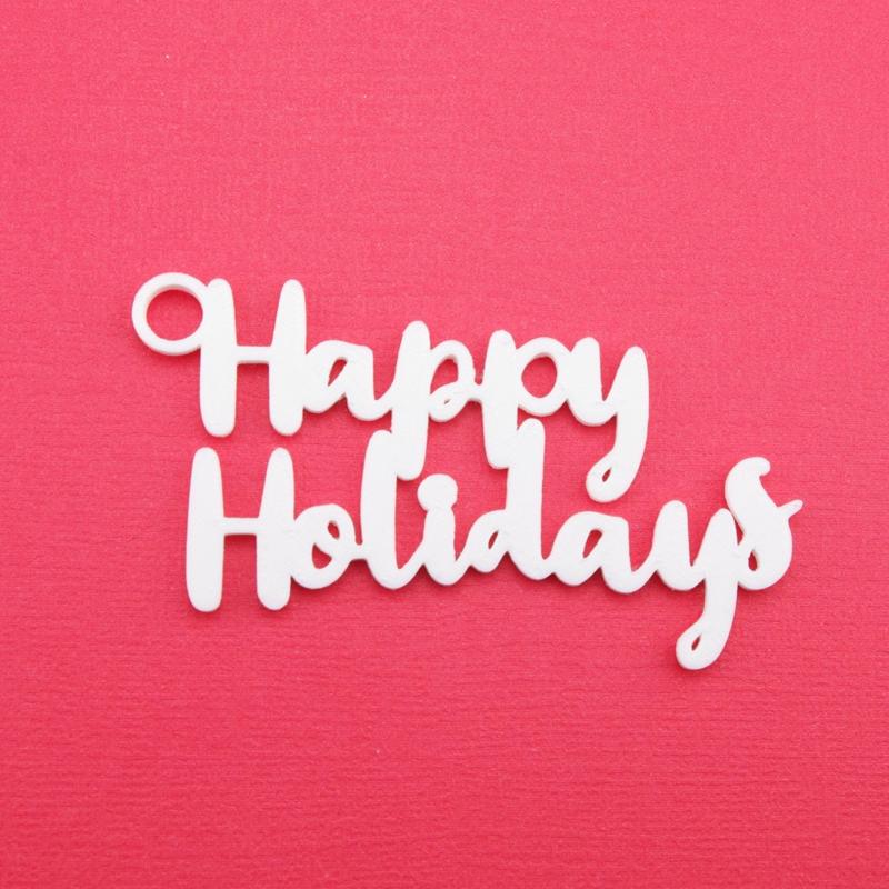 Happy Holidays - Christmas Gift Tag