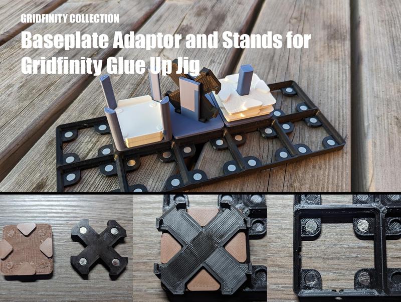 Baseplate and Stands Remix||Gridfinity Glue Up Jig