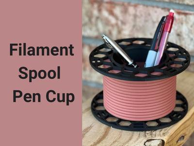 Filament Spool Pen Cup
