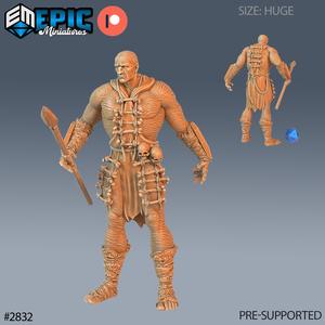 Jötunn Giant Tribe Hunter ‧ DnD Miniature ‧ Tabletop Miniatures ‧ Gaming Monster ‧ 3D Model ‧ RPG ‧ DnDminis ‧ STL FILE