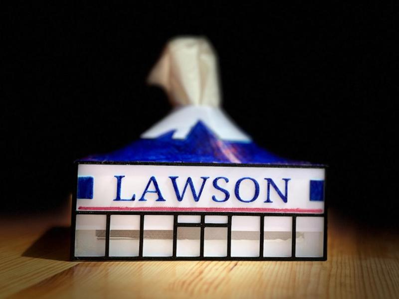 Mount Fuji Lawson Convenience Store Themed Tissue Box (Sentimental Edition)
