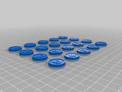 Numbertokens 1-20
